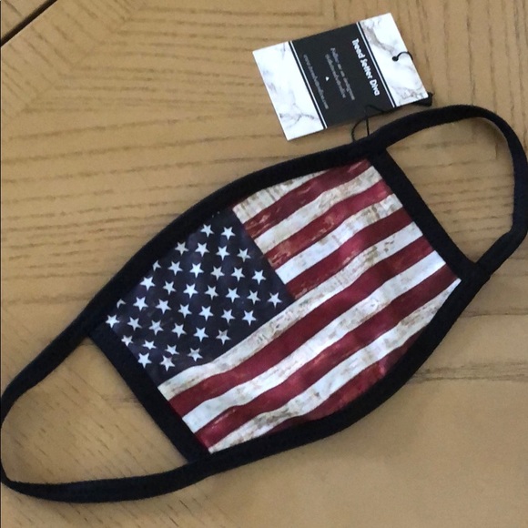 2 for $20! American Flag print face mask - Picture 4 of 11